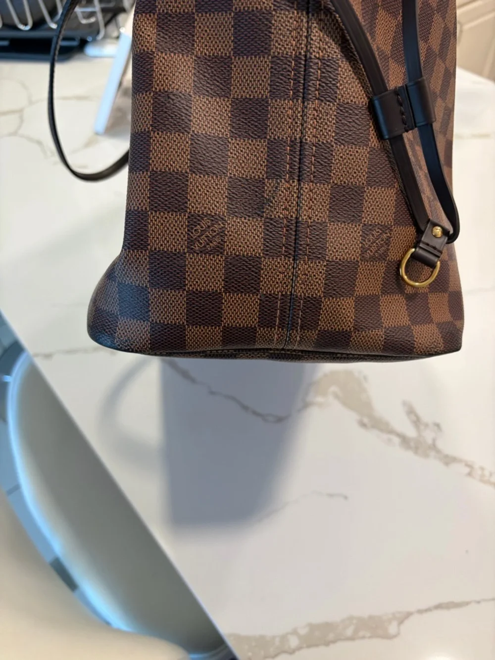 Louis Vuitton Brown Damier Ebene Tote